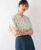 【グローバルワーク/GLOBAL WORK】のさらさらリラックスプリントブラウス半袖/987188 グリーンペイント75|ID: prp329100004528762 ipo3291000000032651608