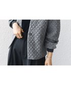 【シップス フォー ウィメン/SHIPS】の【WEB限定】 手洗い可能 キルティング ジャカード カーディガン グレー|ID: prp329100004528782 ipo3291000000032894758