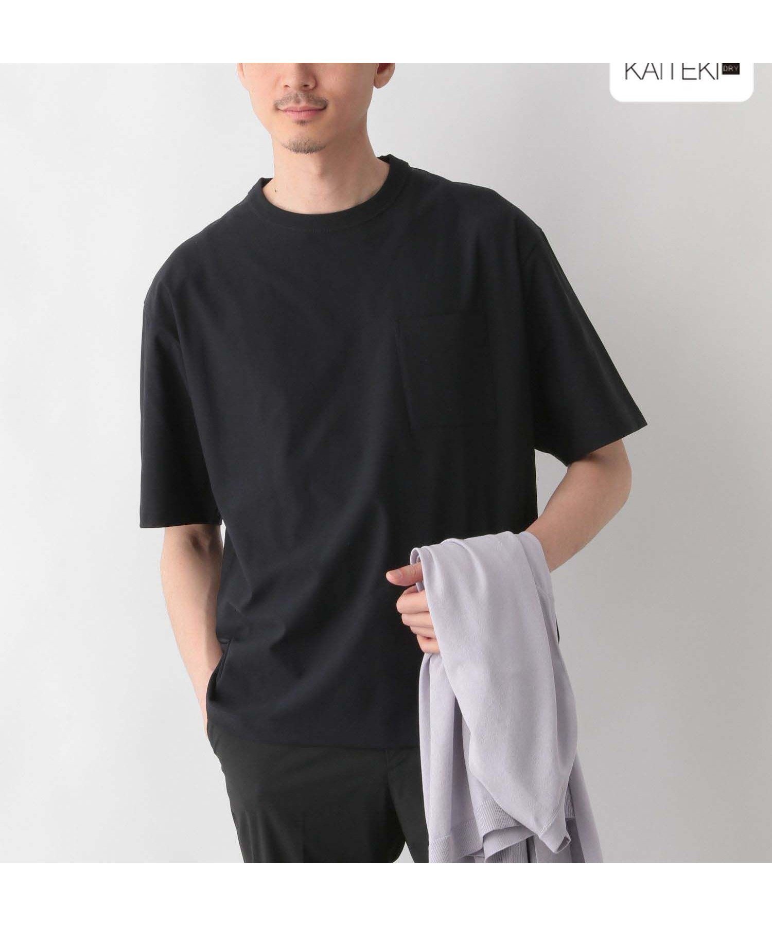 【グローバルワーク/GLOBAL WORK / MEN】のサラサラ快適DRYポケットTシャツ/半袖/288089 インテリア・キッズ・メンズ・レディースファッション・服の通販 founy(ファニー) 　ファッション　Fashion　メンズファッション　MEN　おすすめ　Recommend　インナー　Inner　カーディガン　Cardigan　ポケット　Pocket　リラックス　Relax　半袖　Short Sleeve　吸水　Water Absorption　抗菌　Antibacterial　ブラック09|ID: prp329100004528785 ipo3291000000032281108