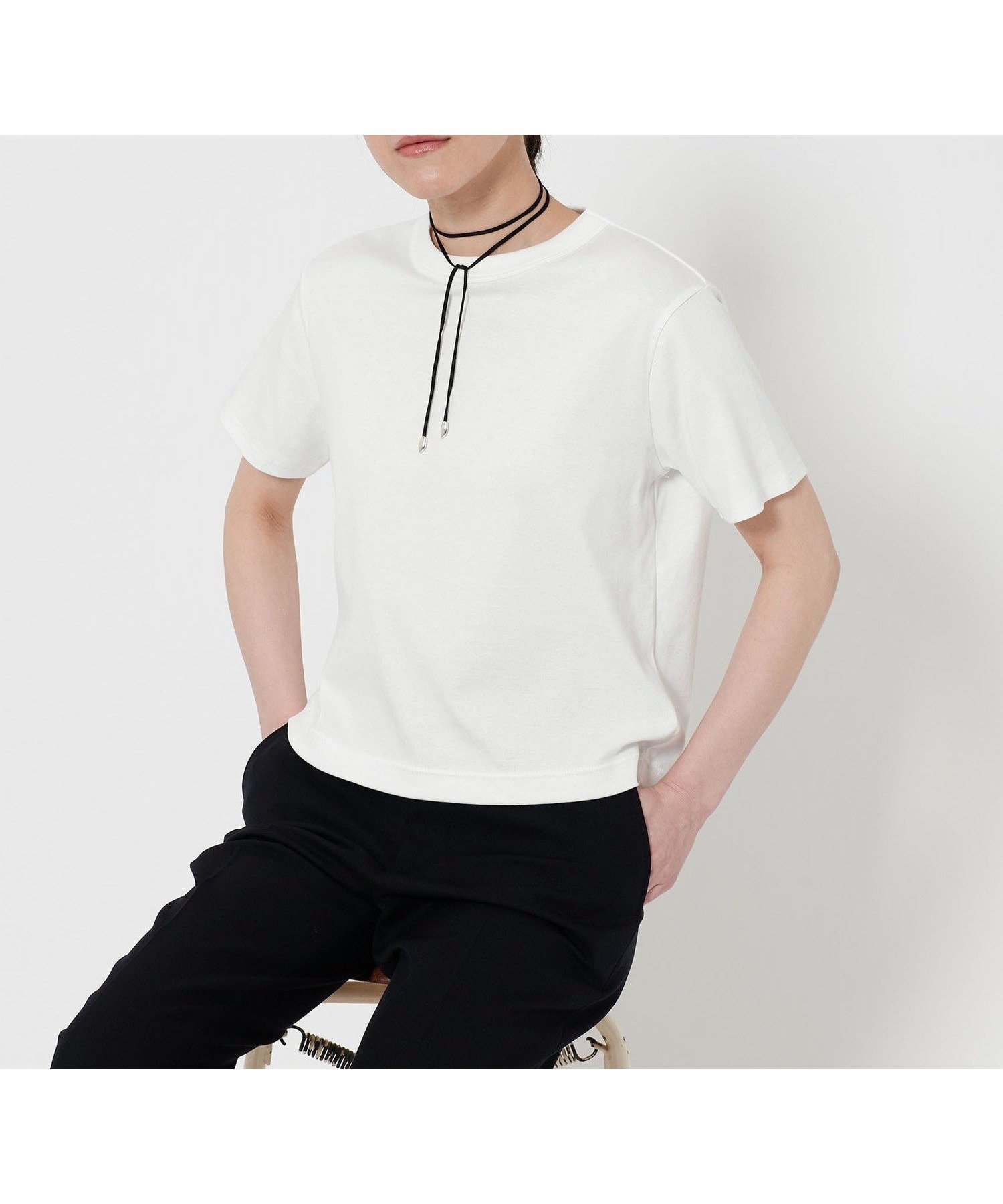 【ビューティ&ユース ユナイテッドアローズ/BEAUTY&YOUTH / UNITED ARROWS】のオーガニックコットン Tシャツ インテリア・キッズ・メンズ・レディースファッション・服の通販 founy(ファニー) 　ファッション　Fashion　レディースファッション　Fashion for Women　トップス・カットソー　Cut & Sew Tops　シャツ・ブラウス・オフィスカジュアル　Elegant Blouses & Button-Ups　ロングTシャツ・Tシャツ　Longline T-Shirts & Tees　おすすめ　Recommended / Our Picks　コンパクト　Compact, Small Size　シンプル　Simple, Minimal　スラックス　Slacks, Dress Pants　ターコイズ　Turquoise, Blue-Green　デニム　Denim, Jeans Material　トレンド　Trend, Trending Now　ベーシック　Basic, Essential　人気　Popular, Best Seller　WHITE|ID: prp329100004528819 ipo3291000000032730132