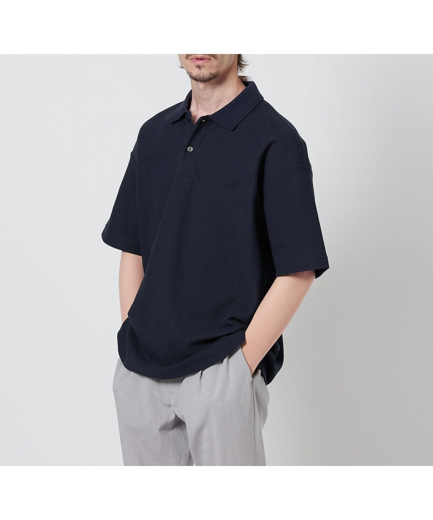 【ビューティ&ユース ユナイテッドアローズ/BEAUTY&YOUTH / UNITED ARROWS / MEN】のLACOSTE for BEAUTY YOUTH 1トーン ポロシャツ インテリア・キッズ・メンズ・レディースファッション・服の通販 founy(ファニー) 　ファッション　Fashion　メンズファッション　Men's Style Online　おすすめ　Recommend　ショーツ　Shorts　ジャージ　Jersey　セットアップ　Set Up　ポロシャツ　Polo Shirt　ラッセル　Russell　エレガント 上品　Elegant　人気　Popularity　今季　This Season　別注　Special Order　定番　Standard　NAVY|ID: prp329100004528833 ipo3291000000032644447