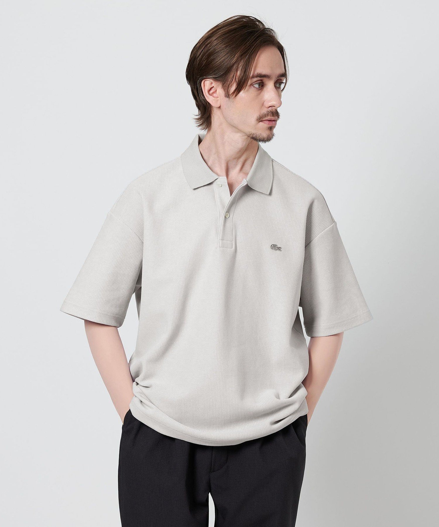 【ビューティ&ユース ユナイテッドアローズ/BEAUTY&YOUTH / UNITED ARROWS / MEN】のLACOSTE for BEAUTY YOUTH 1トーン ポロシャツ インテリア・キッズ・メンズ・レディースファッション・服の通販 founy(ファニー) 　ファッション　Fashion　メンズファッション　Men's Style Online　おすすめ　Recommend　ショーツ　Shorts　ジャージ　Jersey　セットアップ　Set Up　ポロシャツ　Polo Shirt　ラッセル　Russell　エレガント 上品　Elegant　人気　Popularity　今季　This Season　別注　Special Order　定番　Standard　LT.GRAY|ID: prp329100004528833 ipo3291000000032644449