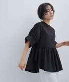 【アダム エ ロペ/ADAM ET ROPE'】の【接触冷感】・【UVカット】バウンスカフスプルオーバー ブラック(01)|ID: prp329100004528835 ipo3291000000032022502