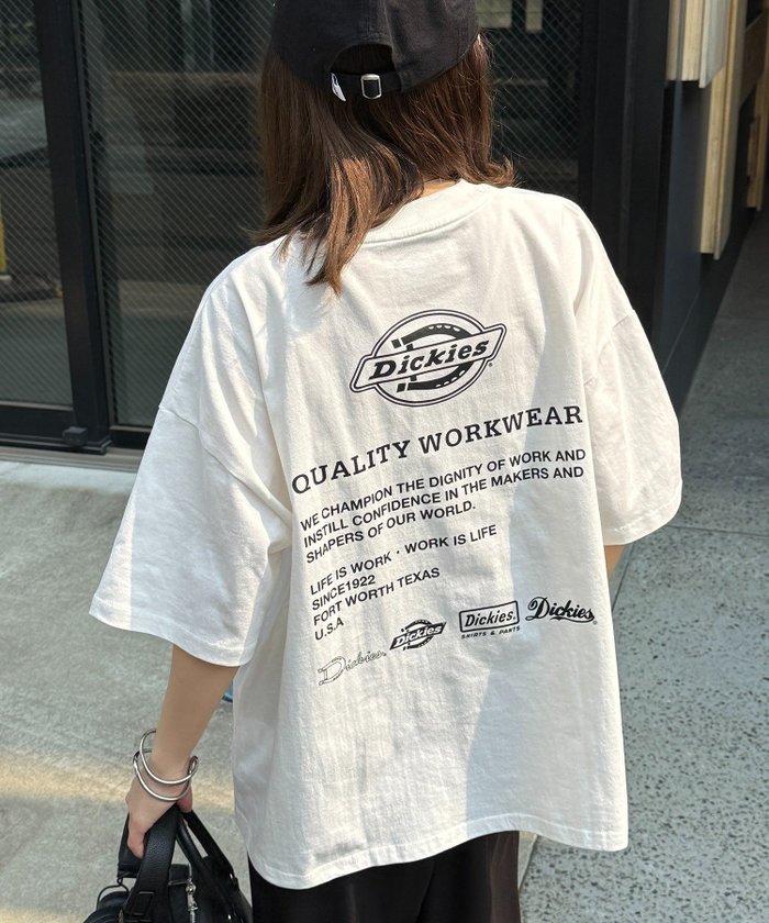 【その他のブランド/Other】のDickies/【別注】バックプリントTシャツ 5222-TTMDK3 インテリア・キッズ・メンズ・レディースファッション・服の通販 founy(ファニー) https://founy.com/ ファッション Fashion レディースファッション WOMEN トップス・カットソー Tops/Tshirt シャツ/ブラウス Shirts/Blouses ロング / Tシャツ T-Shirts バッグ Bag アウトドア Outdoor カーゴパンツ Cargo Pants クラシック Classic グラフィック Graphic ショート Short シンプル Simple スタイリッシュ Stylish スニーカー Sneakers デニム Denim トレンド Trend 定番 Standard ハーフ Half フロント Front プリント Print 別注 Special Order リラックス Relax ワーク Work 再入荷 Restock/Back In Stock/Re Arrival おすすめ Recommend 夏 Summer |ID: prp329100004528842 ipo3291000000032022523