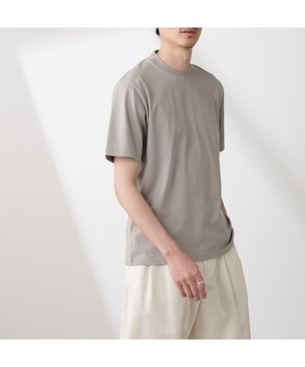 【ナノ ユニバース/nano universe / MEN】のジャケT クルーネック 半袖 インテリア・キッズ・メンズ・レディースファッション・服の通販 founy(ファニー) 　ファッション　Fashion　メンズファッション　Men's Style Online　インナー　Inner　クラシック　Classic　今季　This Season　シルク　Silk　シルケット　Mercerization　ジャケット　Jacket　スタンダード　Standard　スマート　Smart　スーツ　Suit　定番　Standard　長袖　Long Sleeve　パフォーマンス　Performance　フォーマル　Formal　半袖　Short Sleeve　無地　Plain Color　ビジネス 仕事 通勤　Business　2025年　2025　2025春夏・S/S　Ss,Spring/Summer,2025　グレー|ID: prp329100004528850 ipo3291000000032681974