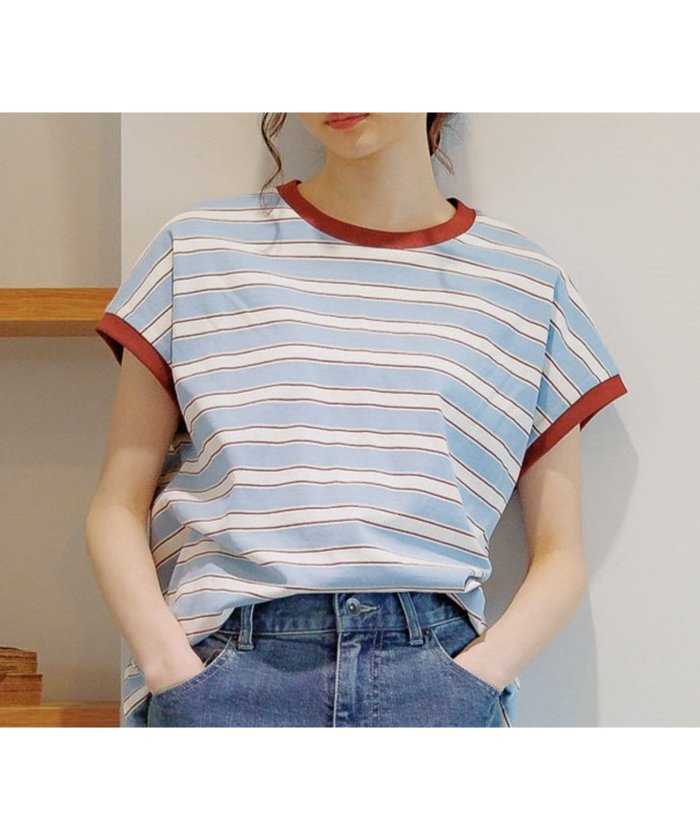 【ニコアンド/niko and】のCOLORマイスターフレンチプルオーバー インテリア・キッズ・メンズ・レディースファッション・服の通販 founy(ファニー) https://founy.com/ ファッション Fashion レディースファッション WOMEN トップス・カットソー Tops/Tshirt プルオーバー Pullover おすすめ Recommend なめらか Smooth カーゴパンツ Cargo Pants デニム Denim ベーシック Basic ボーダー Border 夏 Summer 抗菌 Antibacterial |ID: prp329100004528852 ipo3291000000032022572