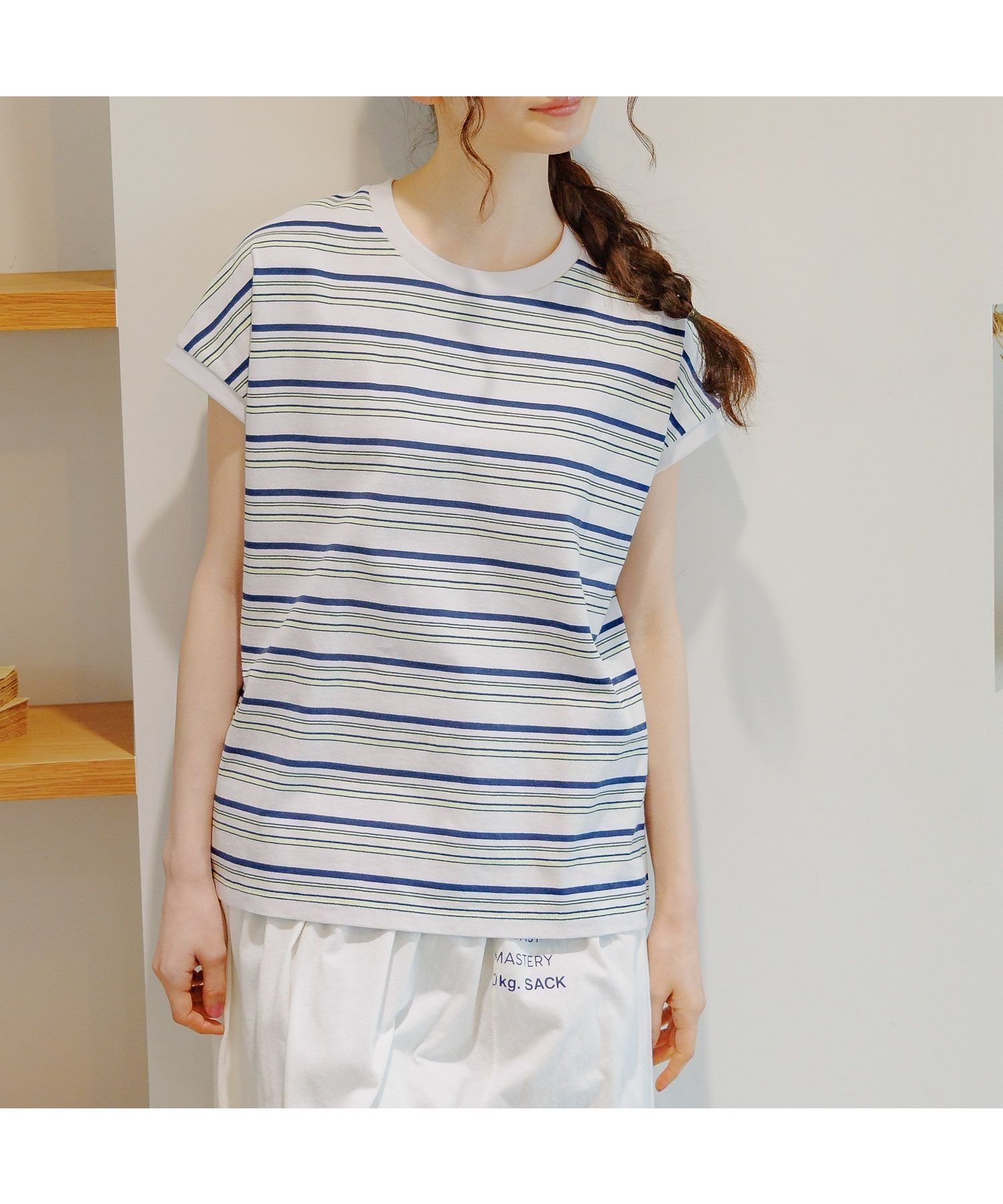 【ニコアンド/niko and】のCOLORマイスターフレンチプルオーバー インテリア・キッズ・メンズ・レディースファッション・服の通販 founy(ファニー) 　ファッション　Fashion　レディースファッション　WOMEN　トップス・カットソー　Tops/Tshirt　プルオーバー　Pullover　おすすめ　Recommend　なめらか　Smooth　カーゴパンツ　Cargo Pants　デニム　Denim　ベーシック　Basic　ボーダー　Border　夏　Summer　抗菌　Antibacterial　グレー15|ID: prp329100004528852 ipo3291000000032051725