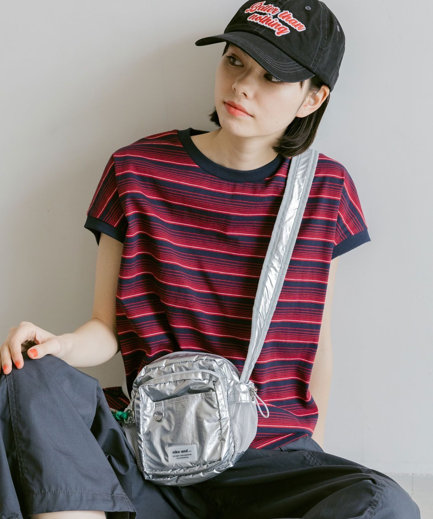 【ニコアンド/niko and】のCOLORマイスターフレンチプルオーバー インテリア・キッズ・メンズ・レディースファッション・服の通販 founy(ファニー) 　ファッション　Fashion　レディースファッション　WOMEN　トップス・カットソー　Tops/Tshirt　プルオーバー　Pullover　おすすめ　Recommend　なめらか　Smooth　カーゴパンツ　Cargo Pants　デニム　Denim　ベーシック　Basic　ボーダー　Border　夏　Summer　抗菌　Antibacterial　ネイビー88|ID: prp329100004528852 ipo3291000000032051733