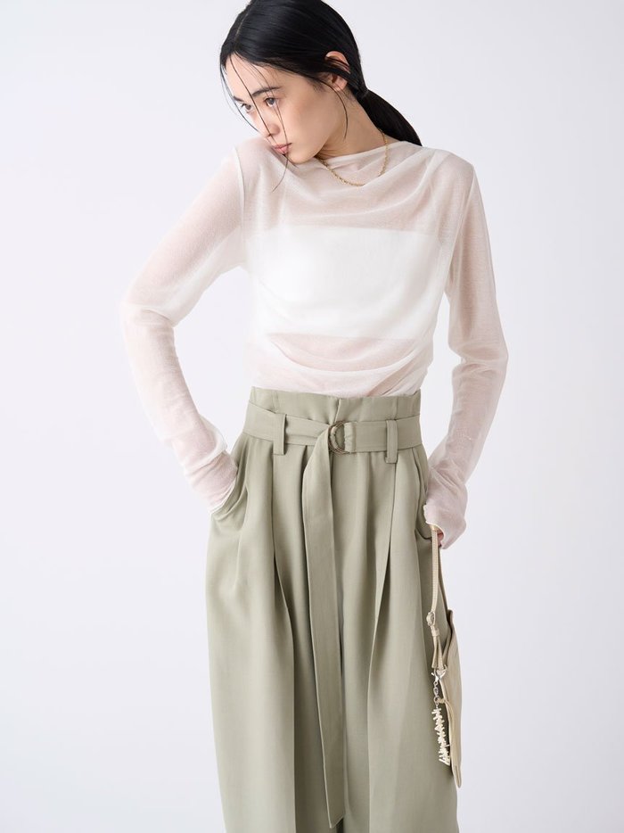 【ミースロエ/MIESROHE】のアシンメトリーギャザーTOPS インテリア・キッズ・メンズ・レディースファッション・服の通販 founy(ファニー) https://founy.com/ 雑誌掲載アイテム Magazine Items ファッション雑誌 Fashion Magazines ヴェリィ VERY ファッション Fashion レディースファッション Ladies' Fashion Online トップス・カットソー Tops/Tshirt 5月号 May Issue 6月号 June Issue インナー Inner ギャザー Gather シアー Sheer デコルテ Decolletage トレンド Trend フィット Fit 雑誌 Magazine |ID: prp329100004528872 ipo3291000000032698336