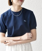 【シップス フォー ウィメン/SHIPS】の【SHIPS any別注】LACOSTE ワンポイント ロゴ ピケ クルーネック Tシャツ 25SS 人気、トレンドファッション・服の通販 founy(ファニー) ファッション Fashion レディースファッション Fashion for Women トップス・カットソー Cut & Sew Tops シャツ・ブラウス・オフィスカジュアル Elegant Blouses & Button-Ups ロングTシャツ・Tシャツ Longline T-Shirts & Tees インナー Innerwear 春 Spring 鹿の子 Piqué, Kanoko Fabric スリット Slit, Slit Detail トレンド Trend, Trending Now 人気 Popular, Best Seller フランス France, French ベーシック Basic, Essential 別注 Limited Edition, Custom Order リラックス Relax, Relaxed Fit ワンポイント One Point, Statement Accent S/S・春夏 SS, Spring/Summer, Warm Season おすすめ Recommended / Our Picks 日本製 Made In Japan 夏 Summer ギフト プレゼント Gift / Present 2025年 2025 2025春夏・S/S Spring/Summer 2025 SS25 |ID:prp329100004528878
