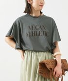 【マイカ ディール/MICA & DEAL】のVEGANATHLETIC ロゴフリルスリーブT-shirt D/GRAY|ID: prp329100004528890 ipo3291000000032622918
