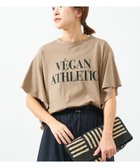 【マイカ ディール/MICA & DEAL】のVEGANATHLETIC ロゴフリルスリーブT-shirt BEIGE|ID: prp329100004528890 ipo3291000000032622920