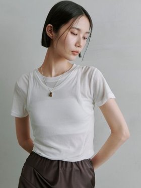 【ミースロエ/MIESROHE】のツイストレイヤードT 人気、トレンドファッション・服の通販 founy(ファニー) ファッション Fashion レディースファッション Ladies' Fashion Online 5月号 May Issue コンパクト Compact トレンド Trend バルーン Balloon ロング Long 雑誌 Magazine |ID:prp329100004528891