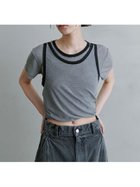 【ミースロエ/MIESROHE】のツイストレイヤードT 人気、トレンドファッション・服の通販 founy(ファニー) ファッション Fashion レディースファッション Ladies' Fashion Online 5月号 May Issue コンパクト Compact トレンド Trend バルーン Balloon ロング Long 雑誌 Magazine thumbnail BORDER[933]|ID: prp329100004528891 ipo3291000000032565002