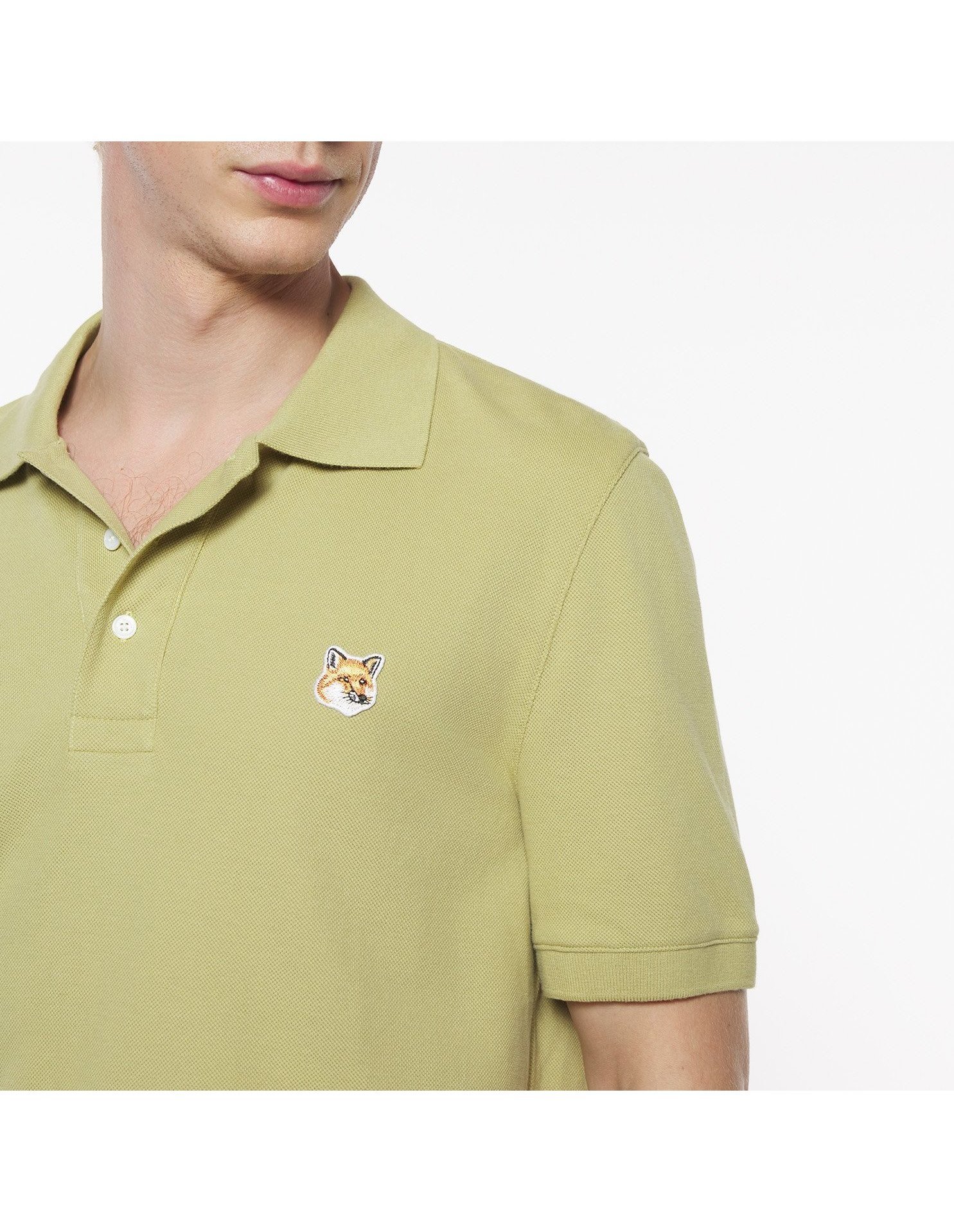 【メゾン キツネ/MAISON KITSUNE / MEN】のMaison Kitsune/FOX HEAD PATCH REGULAR POLO インテリア・キッズ・メンズ・レディースファッション・服の通販 founy(ファニー) 　ファッション　Fashion　メンズファッション　Fashion for Men　冬　Winter / This Winter　スタンダード　Standard, Basic　ストレート　Straight, Straight Cut　パッチ　Patch, Appliqué　フォックス　Fox, Fox Fur　半袖　Short Sleeve, Half Sleeve　無地　Plain, Solid Color　A/W・秋冬　Autumn/Winter　CANVAS|ID: prp329100004528894 ipo3291000000032744146