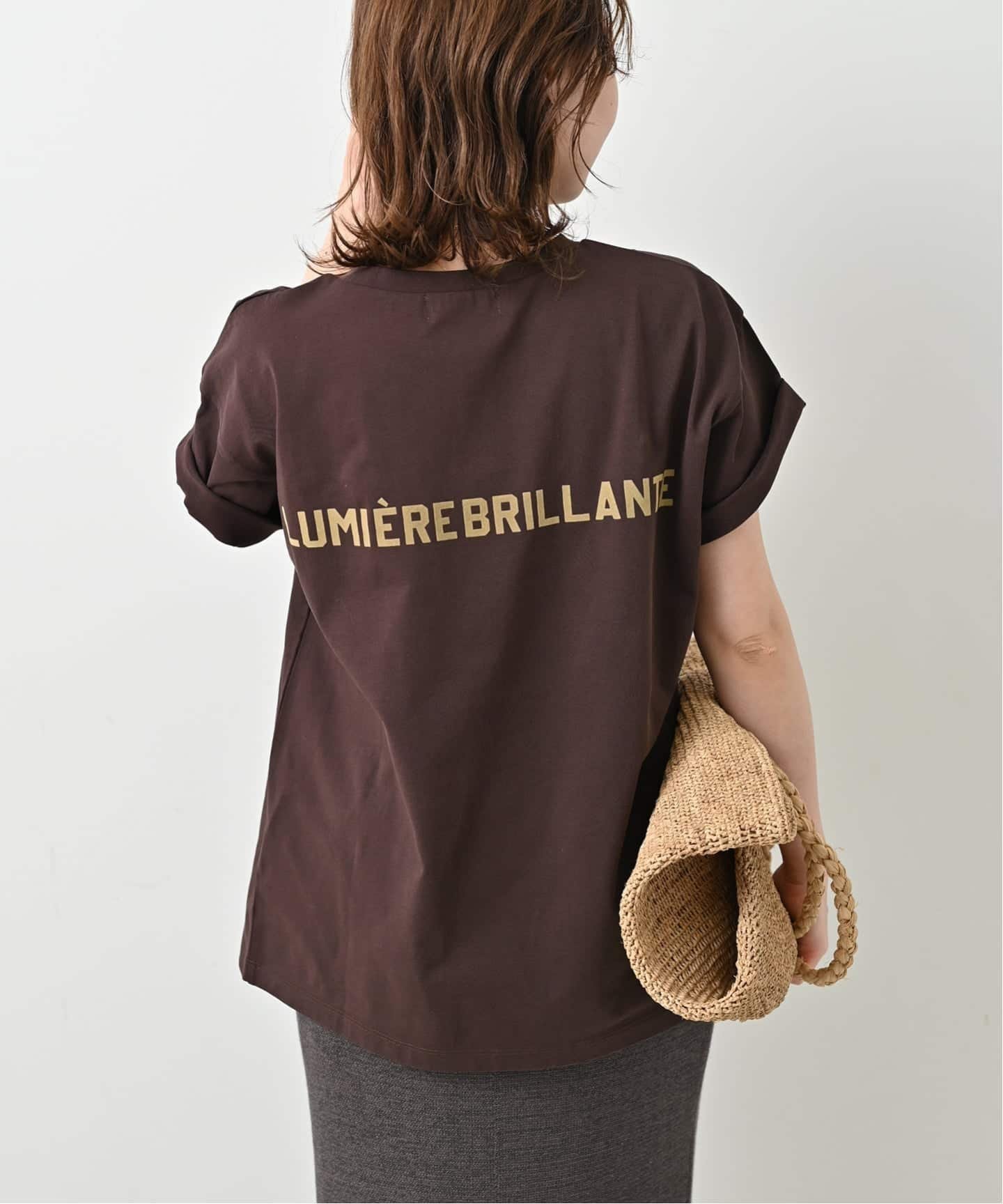 【スローブ イエナ/SLOBE IENA】の《追加》1ST ETOILE Tシャツ インテリア・キッズ・メンズ・レディースファッション・服の通販 founy(ファニー) 　ファッション　Fashion　レディースファッション　Fashion for Women　トップス・カットソー　Cut & Sew Tops　シャツ・ブラウス・オフィスカジュアル　Elegant Blouses & Button-Ups　ロングTシャツ・Tシャツ　Longline T-Shirts & Tees　2025年　2025　2025春夏・S/S　Spring/Summer 2025 SS25　プリント　Print, Printed Pattern　ブラウン|ID: prp329100004528898 ipo3291000000033504820