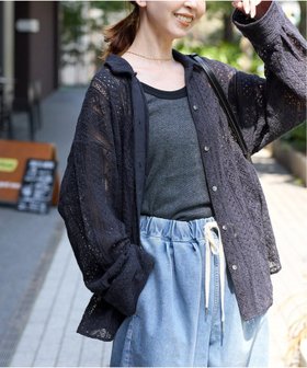 【ジャーナルスタンダード/JOURNAL STANDARD】のコットンコードレースシャツ 人気、トレンドファッション・服の通販 founy(ファニー) ファッション Fashion レディースファッション WOMEN トップス・カットソー Tops/Tshirt シャツ/ブラウス Shirts/Blouses 2025年 2025 2025春夏・S/S Ss,Spring/Summer,2025 レース Race 羽織 Haori |ID:prp329100004528918