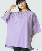 【ローズバッド/ROSE BUD】の【Champion別注】(ROSE BUD*Champion)LOGO EMBROIDERY BIG TEE 人気、トレンドファッション・服の通販 founy(ファニー) ファッション Fashion レディースファッション Ladies' Fashion Online カットソー Cut And Sew シンプル Simple チュニック Tunic 人気 Popularity パープル Purple ビッグ Big 別注 Special Order 再入荷 Restock/Back In Stock/Re Arrival おすすめ Recommend thumbnail PURPLE|ID: prp329100004528938 ipo3291000000032672405