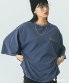 【ローズバッド/ROSE BUD】の【Champion別注】(ROSE BUD*Champion)LOGO EMBROIDERY BIG TEE 人気、トレンドファッション・服の通販 founy(ファニー) ファッション Fashion レディースファッション Ladies' Fashion Online カットソー Cut And Sew シンプル Simple チュニック Tunic 人気 Popularity パープル Purple ビッグ Big 別注 Special Order 再入荷 Restock/Back In Stock/Re Arrival おすすめ Recommend thumbnail NAVY|ID: prp329100004528938 ipo3291000000032672408