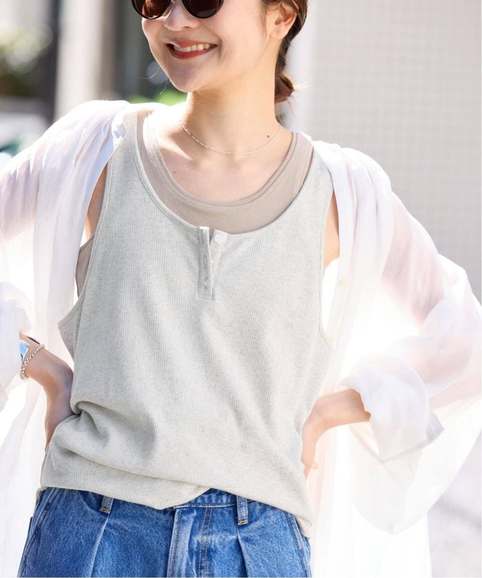 【スローブ イエナ/SLOBE IENA】の《WEB限定/追加 》ヘンリーパックタンク インテリア・キッズ・メンズ・レディースファッション・服の通販 founy(ファニー) https://founy.com/ ファッション Fashion レディースファッション WOMEN 2025年 2025 タンク Tank |ID: prp329100004528941 ipo3291000000032022920
