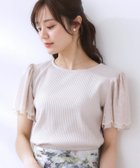 【クチュール ブローチ/Couture Brooch】の【二の腕カバー・通勤】レース袖テレコトップス 人気、トレンドファッション・服の通販 founy(ファニー) ファッション Fashion レディースファッション WOMEN トップス・カットソー Tops/Tshirt チュール Tulle テレコ Tereko レース Race ビジネス 仕事 通勤 Business thumbnail ライトグレー|ID: prp329100004528951 ipo3291000000032093976