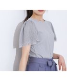【クチュール ブローチ/Couture Brooch】の【二の腕カバー・通勤】レース袖テレコトップス 人気、トレンドファッション・服の通販 founy(ファニー) ファッション Fashion レディースファッション WOMEN トップス・カットソー Tops/Tshirt チュール Tulle テレコ Tereko レース Race ビジネス 仕事 通勤 Business thumbnail サックスブルー|ID: prp329100004528951 ipo3291000000032093980