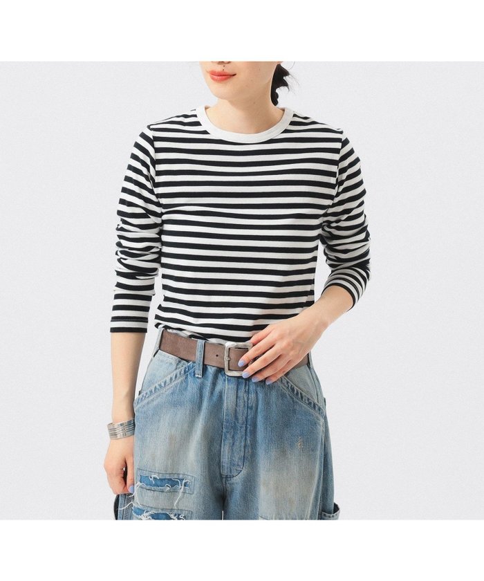 【ビームス ウイメン/BEAMS】の【定番人気!】BEAMS BOY / フライス 1cm ボーダー ウォッシャブル カットソー 25SS インテリア・キッズ・メンズ・レディースファッション・服の通販 founy(ファニー) https://founy.com/ ファッション Fashion レディースファッション Fashion for Women トップス・カットソー Cut & Sew Tops カットソー・ベーシックTシャツ Cut-and-Sewn Tops / Stretch Tees & Basics インナー Innerwear ウォッシャブル Machine Washable カットソー Cut and Sewn Top スウェット / スエット Sweatshirt, Sweatwear スタンダード Standard, Basic 定番 Standard, Basic Item 人気 Popular, Best Seller フィット Fit, Slim Fit ベーシック Basic, Essential ボーダー Border, Stripe ワンポイント One Point, Statement Accent 2025年 2025 2025春夏・S/S Spring/Summer 2025 SS25 |ID: prp329100004528954 ipo3291000000033862231