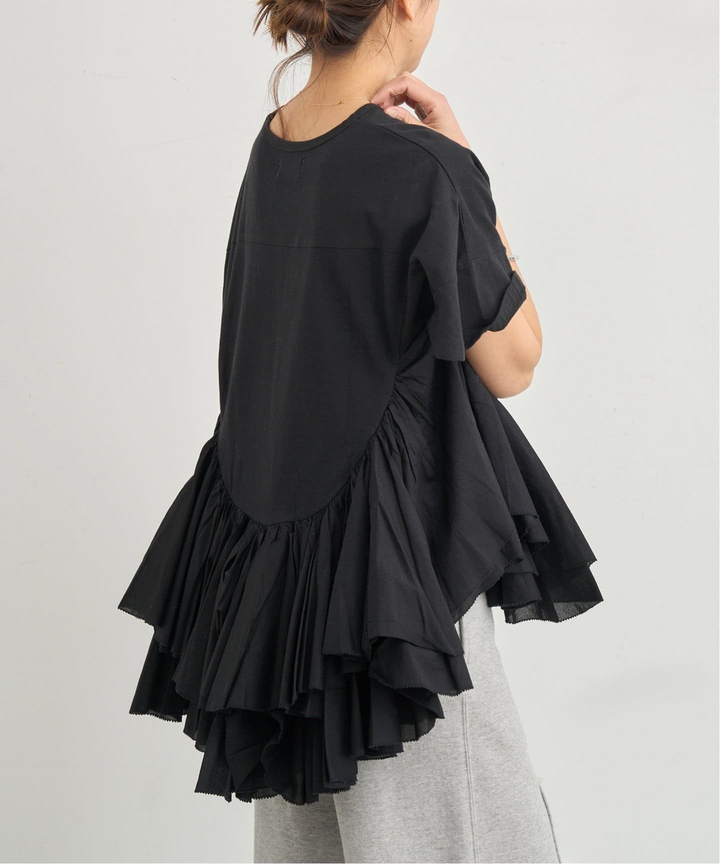 【イエナ/IENA】の《追加 》AAYUSHI/アユーシ ロングティアードフリルテールトップス 人気、トレンドファッション・服の通販 founy(ファニー) 　ファッション　Fashion　レディースファッション　WOMEN　トップス・カットソー　Tops/Tshirt　 other-1|ID: prp329100004528969 ipo3291000000032023019