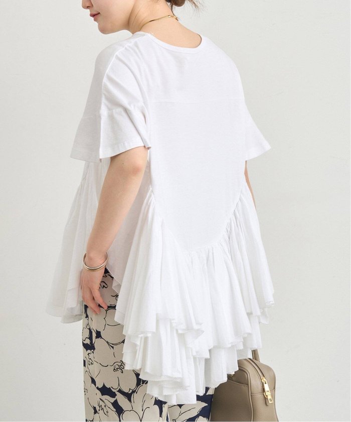 【イエナ/IENA】の《追加 》AAYUSHI/アユーシ ロングティアードフリルテールトップス インテリア・キッズ・メンズ・レディースファッション・服の通販 founy(ファニー) https://founy.com/ ファッション Fashion レディースファッション Ladies' Fashion Online トップス・カットソー Tops/Tshirt |ID: prp329100004528969 ipo3291000000032651423