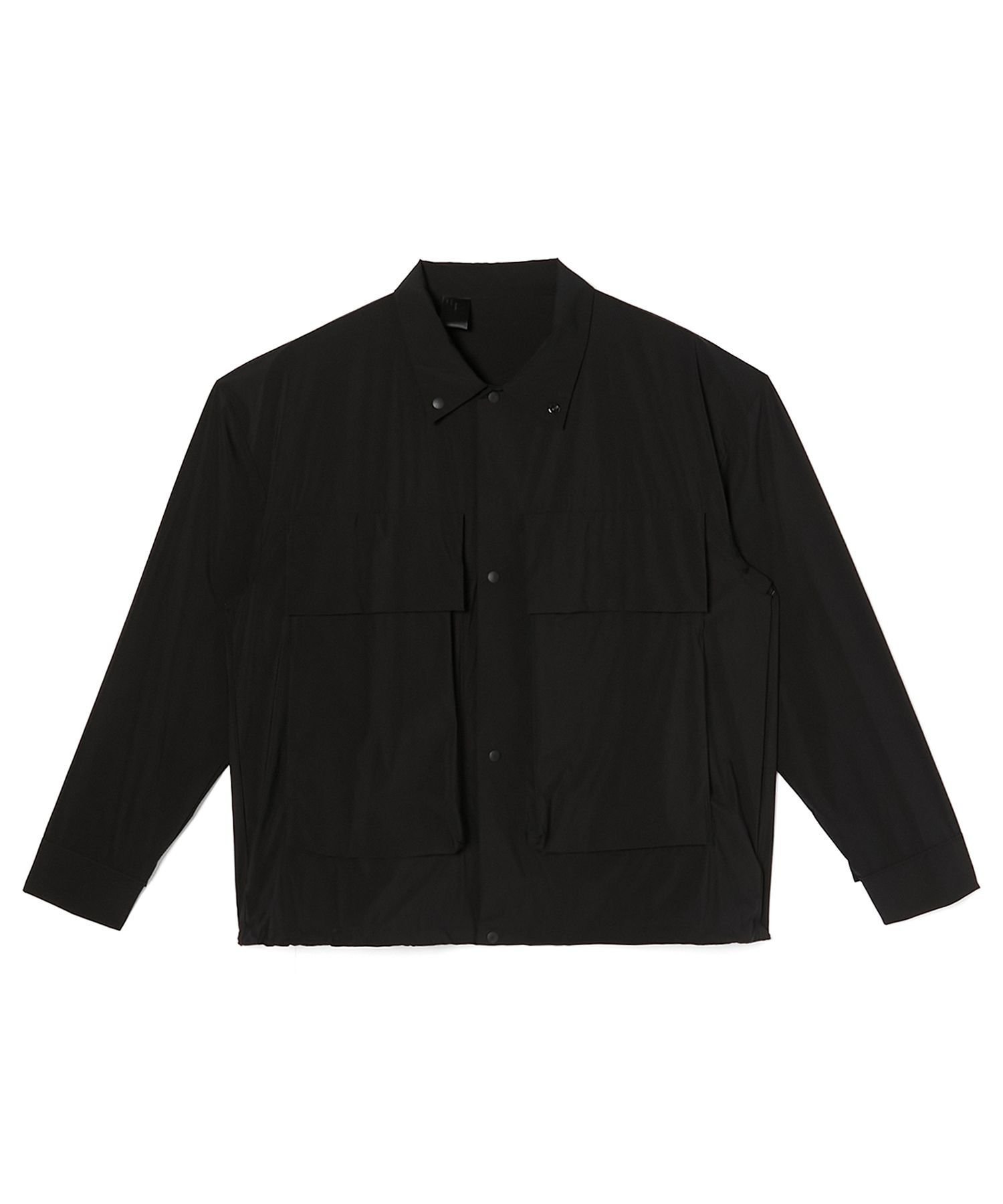 【エヌ.ハリウッド/N.HOOLYWOOD / MEN】のSHIRT BLOUSON インテリア・キッズ・メンズ・レディースファッション・服の通販 founy(ファニー) 　ファッション　Fashion　メンズファッション　MEN　コレクション　Collection　今季　This Season　ショート　Short　シンプル　Simple　ストレッチ　Stretch　スピンドル　Spindle　タフタ　Taffeta　フォルム　Form　フロント　Front　ブルゾン　Blouson　ボックス　Box　ポケット　Pocket　モダン　Modern　BLACK|ID: prp329100004528973 ipo3291000000032023036