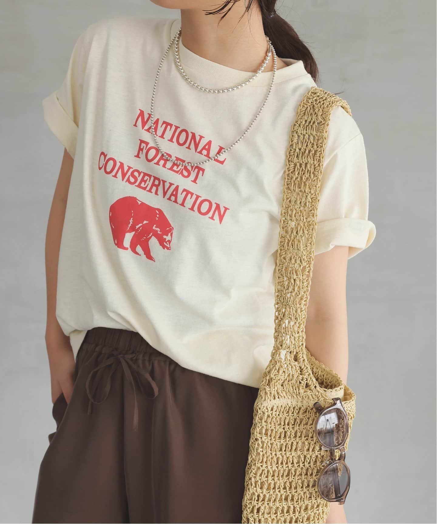 【スローブ イエナ/SLOBE IENA】の《キシリトール加工》Champion/チャンピオン SLOBE別注 ロゴTシャツ インテリア・キッズ・メンズ・レディースファッション・服の通販 founy(ファニー) 　ファッション　Fashion　レディースファッション　Ladies' Fashion Online　トップス・カットソー　Tops/Tshirt　シャツ/ブラウス　Shirts/Blouses　ロング / Tシャツ　T-Shirts　別注　Special Order　ナチュラル|ID: prp329100004528974 ipo3291000000032625873