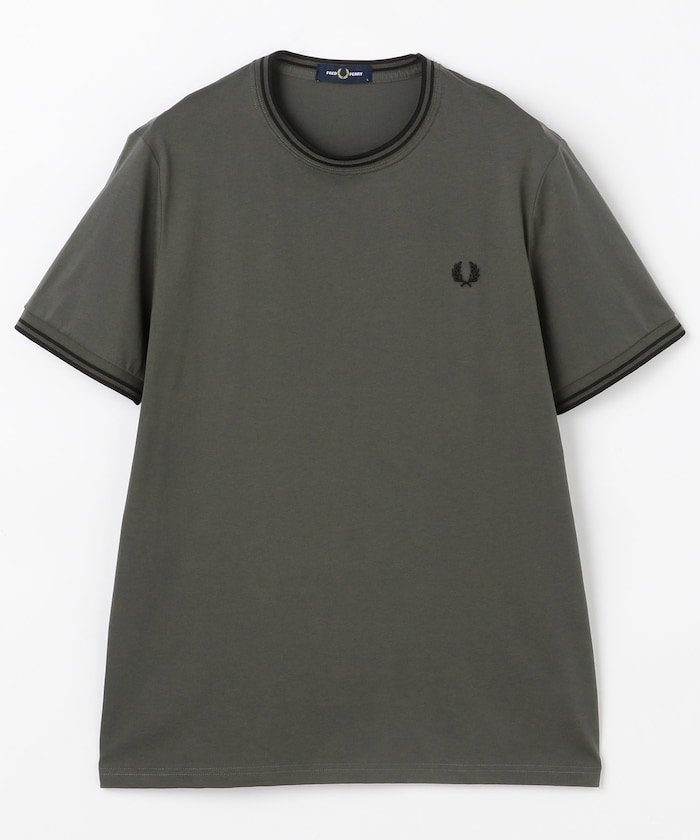 【その他のブランド/Other】のTwin Tipped T-Shirt / M1588 【限定展開】 25SS インテリア・キッズ・メンズ・レディースファッション・服の通販 founy(ファニー) 　ファッション　Fashion　メンズファッション　Fashion for Men　2025年　2025　2025春夏・S/S　Spring/Summer 2025 SS25　シンプル　Simple, Minimal　バランス　Balance, Style Balance　フィット　Fit, Slim Fit　レギュラー　Regular, Standard Fit　夏　Summer　S/S・春夏　SS, Spring/Summer, Warm Season　軽量　Lightweight, Ultra Light　FIELD GRN / BLACK|ID: prp329100004528976 ipo3291000000032754674