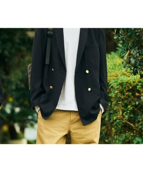 【ビショップ/Bshop / MEN】のダブルブレストジャケット MEN 人気、トレンドファッション・服の通販 founy(ファニー) ファッション Fashion メンズファッション Fashion for Men クラシック Classic, Timeless Style ドレス Dress, One-Piece ボックス Boxy, Box Shape 夏 Summer |ID:prp329100004528999