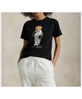 【ラルフローレン/RALPH LAUREN】のPolo ベア コットン ジャージー Tシャツ 人気、トレンドファッション・服の通販 founy(ファニー) ファッション Fashion レディースファッション Fashion for Women トップス・カットソー Cut & Sew Tops シャツ・ブラウス・オフィスカジュアル Elegant Blouses & Button-Ups ロングTシャツ・Tシャツ Longline T-Shirts & Tees グラフィック Graphic, Graphic Design テクスチャー Texture, Textured Fabric フロント Front, Front Design プリント Print, Printed Pattern ラバー Rubber, Rubber Sole 半袖 Short Sleeve, Half Sleeve |ID:prp329100004529004