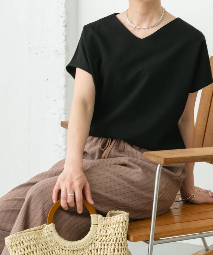 【その他のブランド/Other】のカットミラノフレンチプルオーバー インテリア・キッズ・メンズ・レディースファッション・服の通販 founy(ファニー) https://founy.com/ ファッション Fashion レディースファッション Fashion for Women トップス・カットソー Cut & Sew Tops カジュアルプルオーバー・ニットトップス Pullovers & Knit Tops / Casual Pullovers 2025年 2025 2025春夏・S/S Spring/Summer 2025 SS25 カットソー Cut and Sewn Top スリーブ Sleeve, Long Sleeve / Short Sleeve フレンチ French, French Style ボトム Bottoms, Lower Wear エレガント 上品 Elegant 夏 Summer S/S・春夏 SS, Spring/Summer, Warm Season |ID: prp329100004529010 ipo3291000000032739511