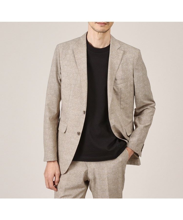 【タケオキクチ/TAKEO KIKUCHI / MEN】の【抗菌防臭】COOL DOTSドビープリント ジャケット インテリア・キッズ・メンズ・レディースファッション・服の通販 founy(ファニー) 　ファッション　Fashion　メンズファッション　MEN　抗菌　Antibacterial　サンダル　Sandals　シューズ　Shoes　ジャケット　Jacket　ストレッチ　Stretch　ドレス　Dress　定番　Standard　プリント　Print　ポケット　Pocket　ポロシャツ　Polo Shirt　おすすめ　Recommend　夏　Summer　ビジネス 仕事 通勤　Business　ベージュ|ID: prp329100004529025 ipo3291000000032023236