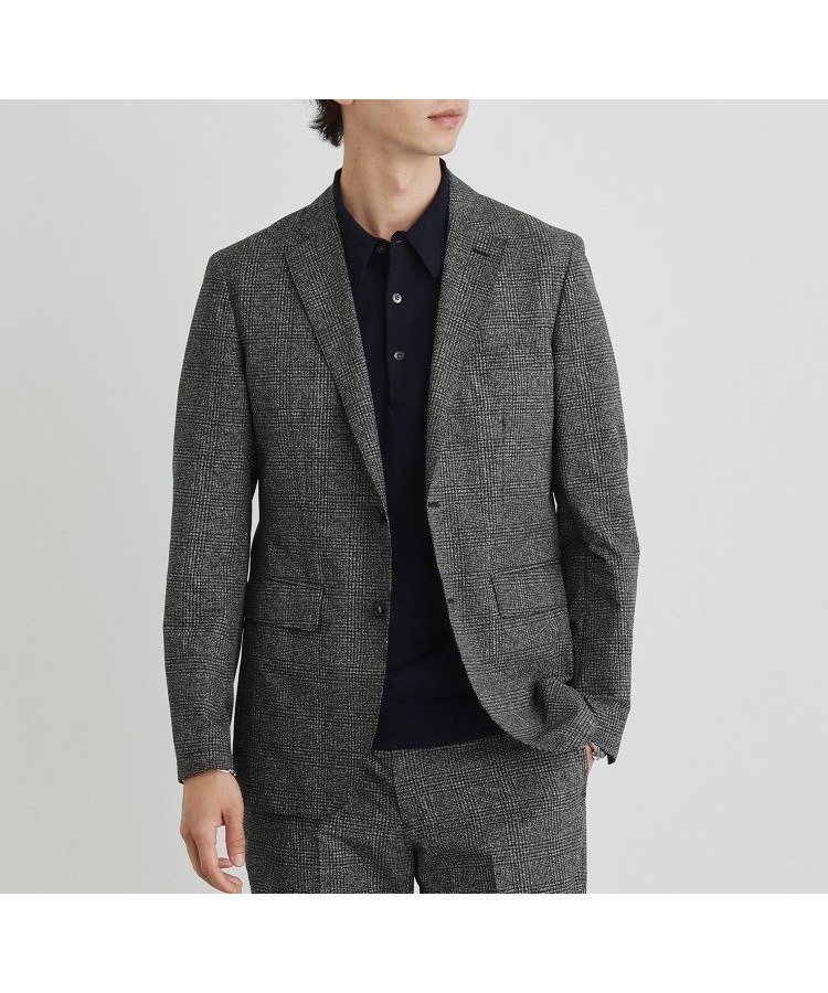 【タケオキクチ/TAKEO KIKUCHI / MEN】の【抗菌防臭】COOL DOTSドビープリント ジャケット インテリア・キッズ・メンズ・レディースファッション・服の通販 founy(ファニー) 　ファッション　Fashion　メンズファッション　MEN　抗菌　Antibacterial　サンダル　Sandals　シューズ　Shoes　ジャケット　Jacket　ストレッチ　Stretch　ドレス　Dress　定番　Standard　プリント　Print　ポケット　Pocket　ポロシャツ　Polo Shirt　おすすめ　Recommend　夏　Summer　ビジネス 仕事 通勤　Business　ブラック・グレンチェック|ID: prp329100004529025 ipo3291000000032023242