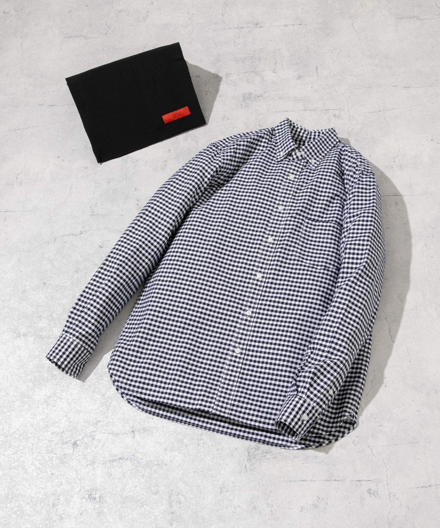 【アーバンリサーチ ロッソ/URBAN RESEARCH ROSSO / MEN】の『WEB限定』『XXLサイズあり』『抗菌/消臭』ハイパフォーマンスオックスボタンダウンSH インテリア・キッズ・メンズ・レディースファッション・服の通販 founy(ファニー) 　ファッション　Fashion　メンズファッション　Fashion for Men　抗菌　Antibacterial, Bacteria-Resistant　シンプル　Simple, Minimal　ストレッチ　Stretch, Stretchy Fabric　ダウン　Down, Puffer　定番　Standard, Basic Item　バランス　Balance, Style Balance　パフォーマンス　Performance, Active Function　フィット　Fit, Slim Fit　ベーシック　Basic, Essential　おすすめ　Recommended / Our Picks　旅行　Travel　ビジネス 仕事 通勤　Business / Work / Commuting　NAVY CHECK|ID: prp329100004529030 ipo3291000000033862387