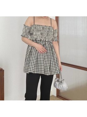 【リリーブラウン/Lily Brown】の3wayシャーリングペプラムトップス 人気、トレンドファッション・服の通販 founy(ファニー) ファッション Fashion レディースファッション Ladies' Fashion Online トップス・カットソー Tops/Tshirt キャミソール Camisole サッカー Soccer スラックス Slacks チュニック Tunic デニム Denim フレア Flare 夏 Summer |ID:prp329100004529038