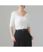 【デミルクス ビームス/Demi-Luxe BEAMS】の丸胴 テレコ Tシャツ WHITE|ID: prp329100004529045 ipo3291000000032730022