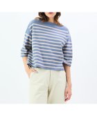 【ビショップ/Bshop】のラッセル ボートネック5分袖Tシャツ WOMEN BLUE系3|ID: prp329100004529048 ipo3291000000032023359