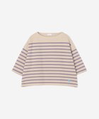 【ビショップ/Bshop】のラッセル ボートネック5分袖Tシャツ WOMEN PURPLE系1|ID: prp329100004529048 ipo3291000000032023362