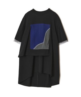 【アウラアイラ/AULA AILA】のMESH COMBINATION T-SHIRT 人気、トレンドファッション・服の通販 founy(ファニー) ファッション Fashion レディースファッション Fashion for Women トップス・カットソー Cut & Sew Tops シャツ・ブラウス・オフィスカジュアル Elegant Blouses & Button-Ups ロングTシャツ・Tシャツ Longline T-Shirts & Tees インナー Innerwear カットソー Cut and Sewn Top シアー Sheer, See-Through チュール Tulip, Tulip Motif フロント Front, Front Design ボトム Bottoms, Lower Wear メッシュ Mesh, Net Fabric 夏 Summer |ID:prp329100004529078