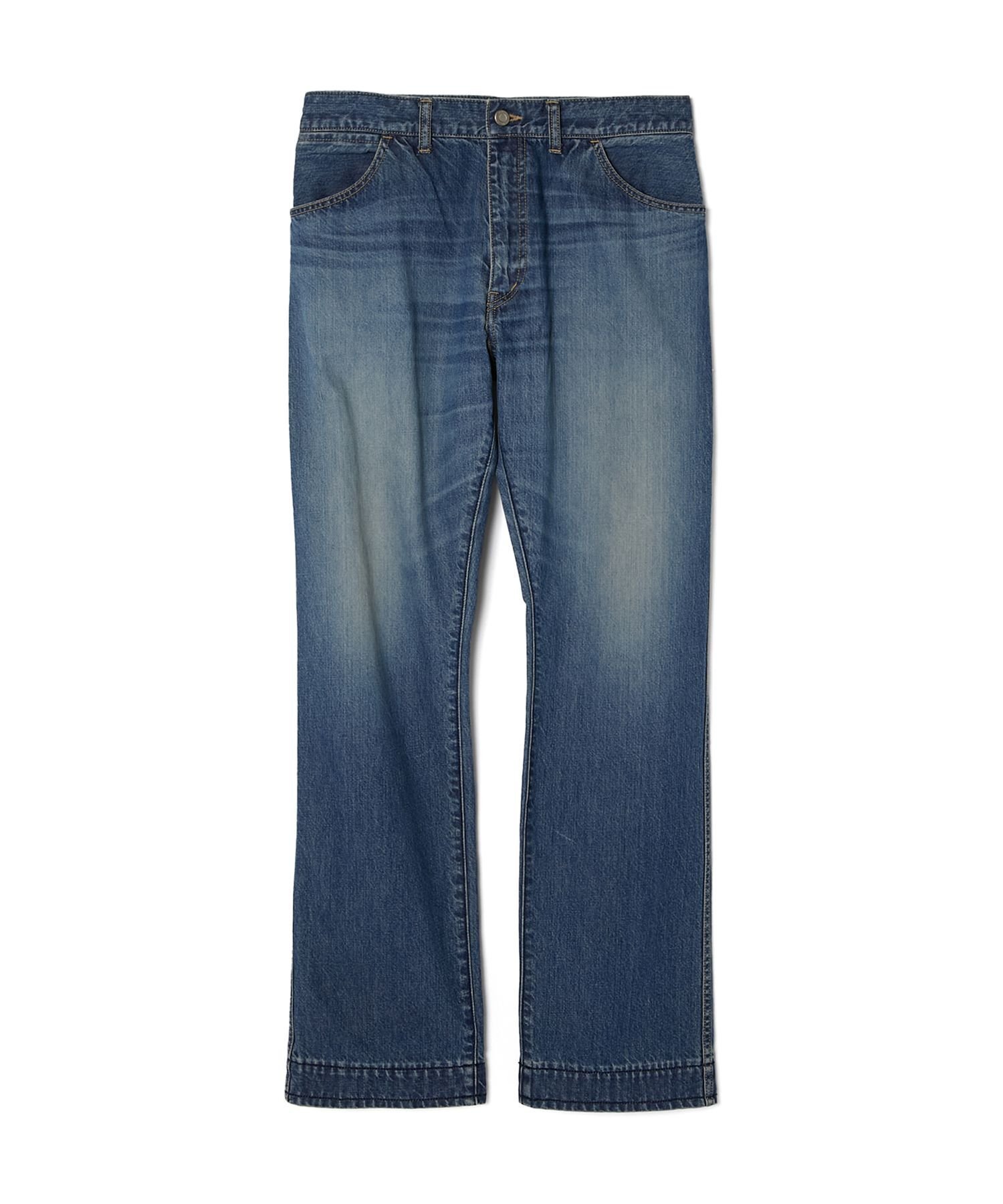 【エヌ.ハリウッド/N.HOOLYWOOD / MEN】のDENIM PANTS インテリア・キッズ・メンズ・レディースファッション・服の通販 founy(ファニー) 　ファッション　Fashion　メンズファッション　Fashion for Men　ボトムス　Bottoms　デニムパンツ・ジーンズ　Denim Pants　コイン　Coin, Coin Design　コレクション　Collection, Seasonal Line　今季　This Season, Current Season　シンプル　Simple, Minimal　スリット　Slit, Slit Detail　デニム　Denim, Jeans Material　フォルム　Silhouette, Form　ポケット　Pocket, Pocket Detail　モダン　Modern, Contemporary　BLUE|ID: prp329100004529091 ipo3291000000033339934