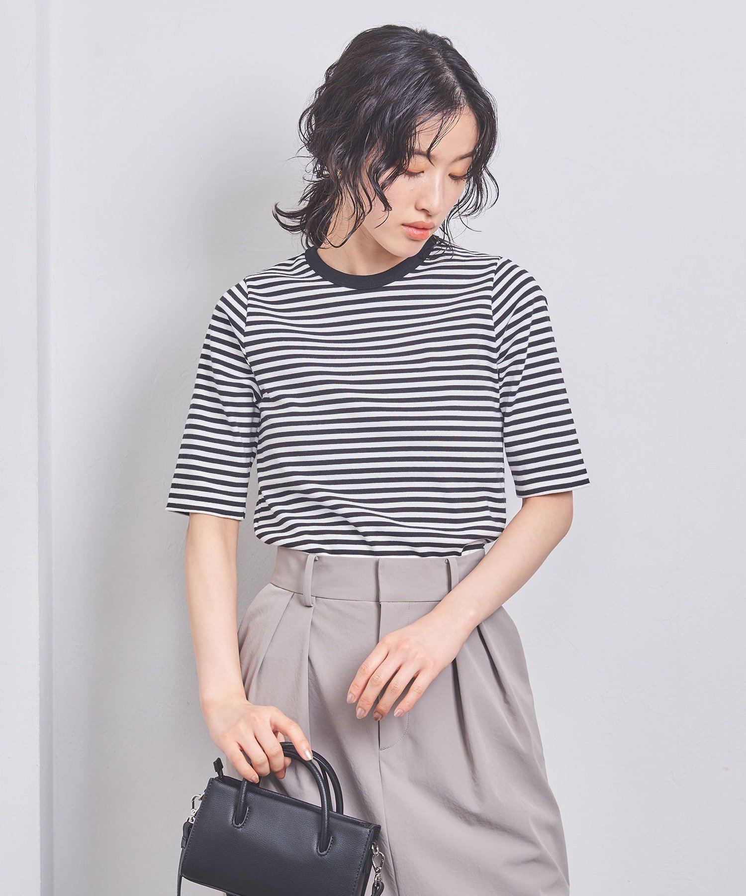 【その他のブランド/Other】のコットン フライス 5S Tシャツ インテリア・キッズ・メンズ・レディースファッション・服の通販 founy(ファニー) 　ファッション　Fashion　レディースファッション　WOMEN　トップス・カットソー　Tops/Tshirt　シャツ/ブラウス　Shirts/Blouses　ロング / Tシャツ　T-Shirts　コンパクト　Compact　フィット　Fit　ボトム　Bottom　ランジェリー　Lingerie　エレガント 上品　Elegant　その他1|ID: prp329100004529096 ipo3291000000032023549