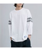 【コーエン メン/COEN / MEN】のUSAコットン七分袖フットボールTシャツ 人気、トレンドファッション・服の通販 founy(ファニー) ファッション Fashion メンズファッション MEN おすすめ Recommend シンプル Simple プリント Print リラックス Relax thumbnail WHITE|ID: prp329100004529120 ipo3291000000032023633