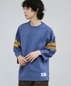 【コーエン メン/COEN / MEN】のUSAコットン七分袖フットボールTシャツ 人気、トレンドファッション・服の通販 founy(ファニー) ファッション Fashion メンズファッション MEN おすすめ Recommend シンプル Simple プリント Print リラックス Relax thumbnail LT.BLUE|ID: prp329100004529120 ipo3291000000032023636