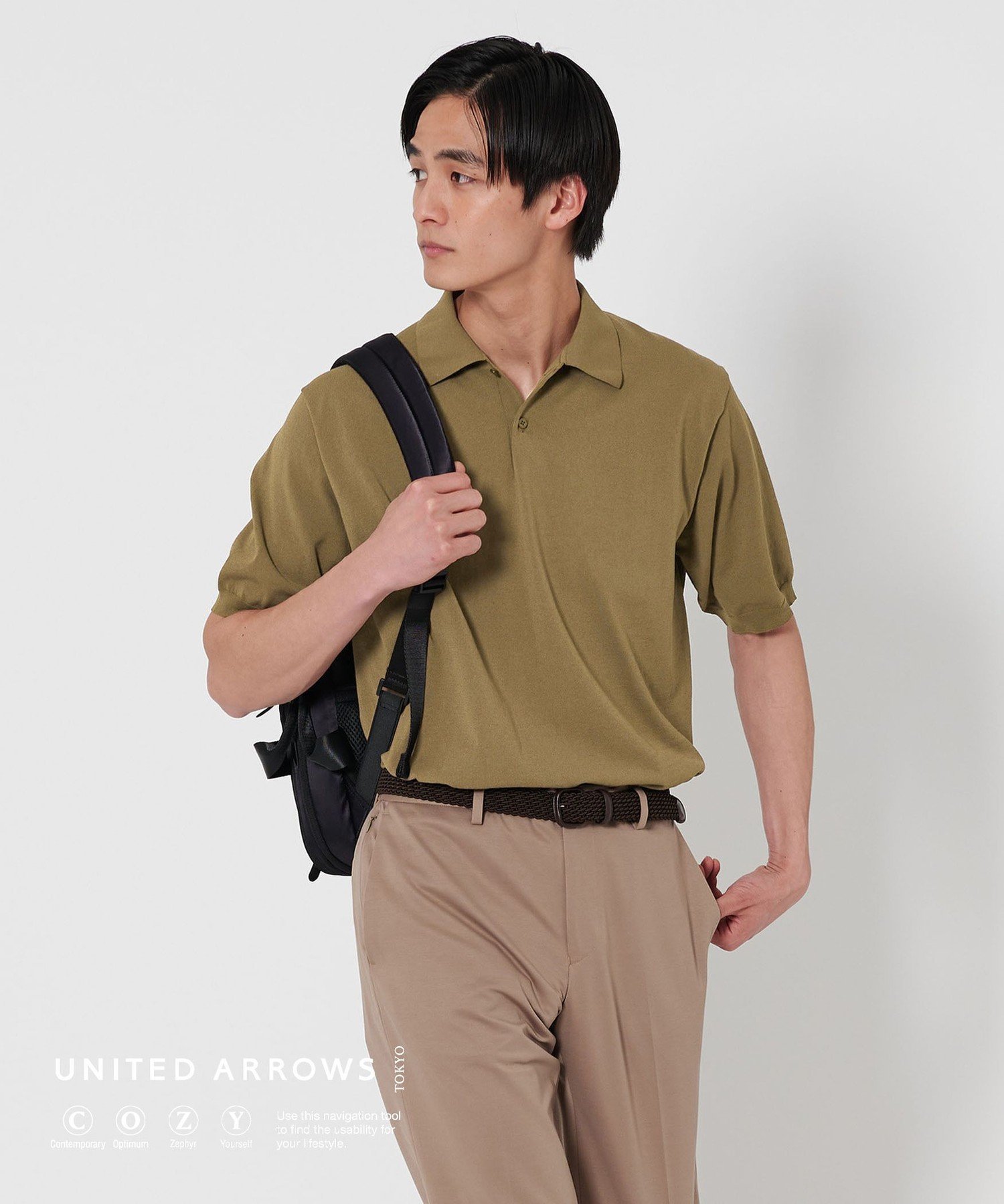 【ユナイテッドアローズ/UNITED ARROWS / MEN】のショートスリーブ ニットポロシャツ UA COZY -ウォッシャブル・抗菌防臭- インテリア・キッズ・メンズ・レディースファッション・服の通販 founy(ファニー) 　ファッション　Fashion　メンズファッション　Fashion for Men　インナー　Innerwear　クラシカル　Classical, Vintage-Inspired　抗菌　Antibacterial, Bacteria-Resistant　ショート　Short, Short Length　ジャケット　Jacket, Outerwear　ストレッチ　Stretch, Stretchy Fabric　スリーブ　Sleeve, Long Sleeve / Short Sleeve　セットアップ　Set-Up, Coordinated Outfit　デニム　Denim, Jeans Material　ポロシャツ　Polo Shirt, Collared Tee　おすすめ　Recommended / Our Picks　エレガント 上品　Elegant　ビジネス 仕事 通勤　Business / Work / Commuting　OLIVE|ID: prp329100004529126 ipo3291000000032763430