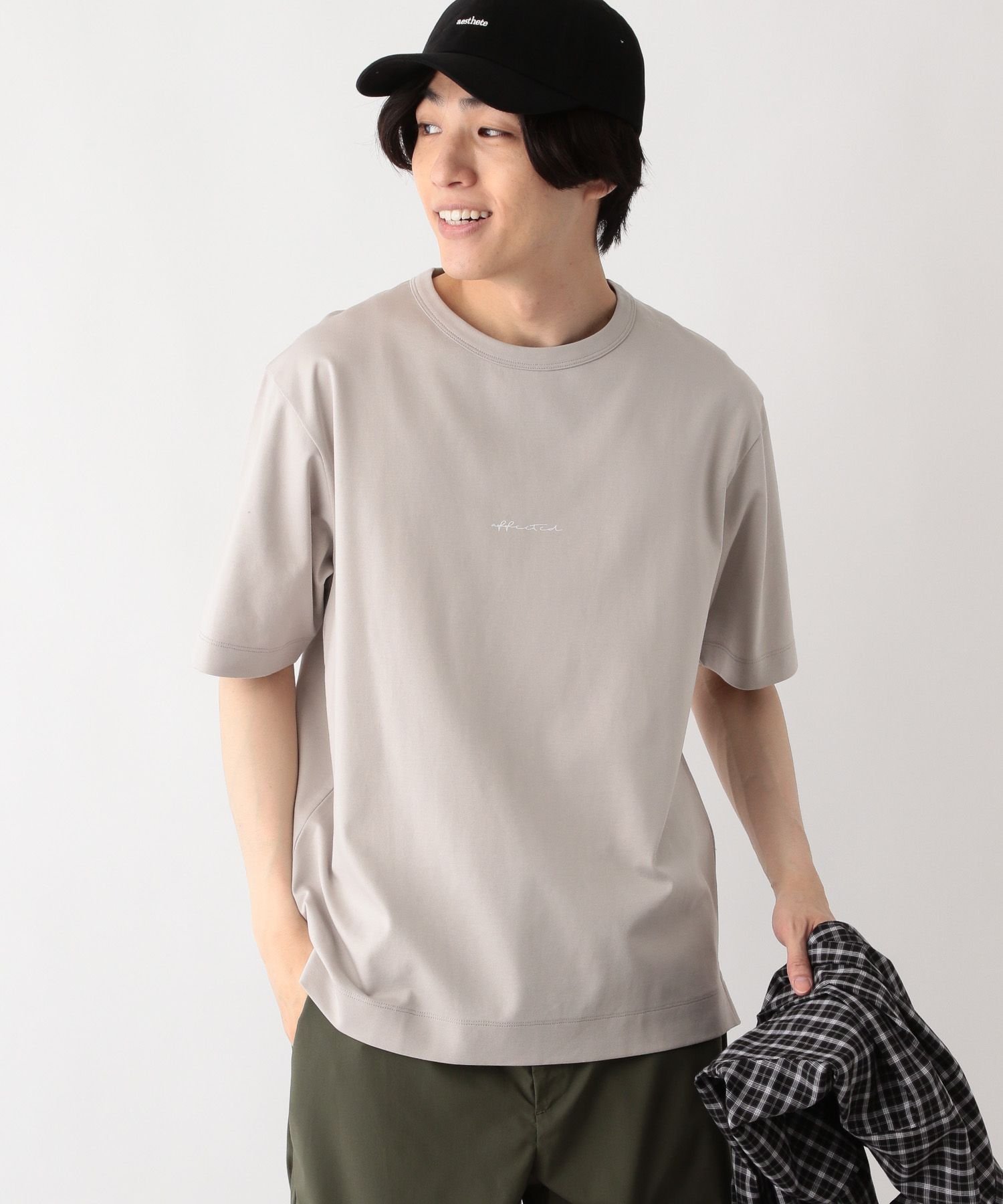 【グローバルワーク/GLOBAL WORK / MEN】の宮沢氷魚さん着用/リッチクリーンTシャツ/プリント/半袖/288193 インテリア・キッズ・メンズ・レディースファッション・服の通販 founy(ファニー) 　ファッション　Fashion　メンズファッション　MEN　おすすめ　Recommend　グラフィック　Graphic　シルク　Silk　シルケット　Mercerization　ジャケット　Jacket　スリット　Slit　プリント　Print　リラックス　Relax　エレガント 上品　Elegant　半袖　Short Sleeve　グレージュ*筆記50|ID: prp329100004529128 ipo3291000000032305491