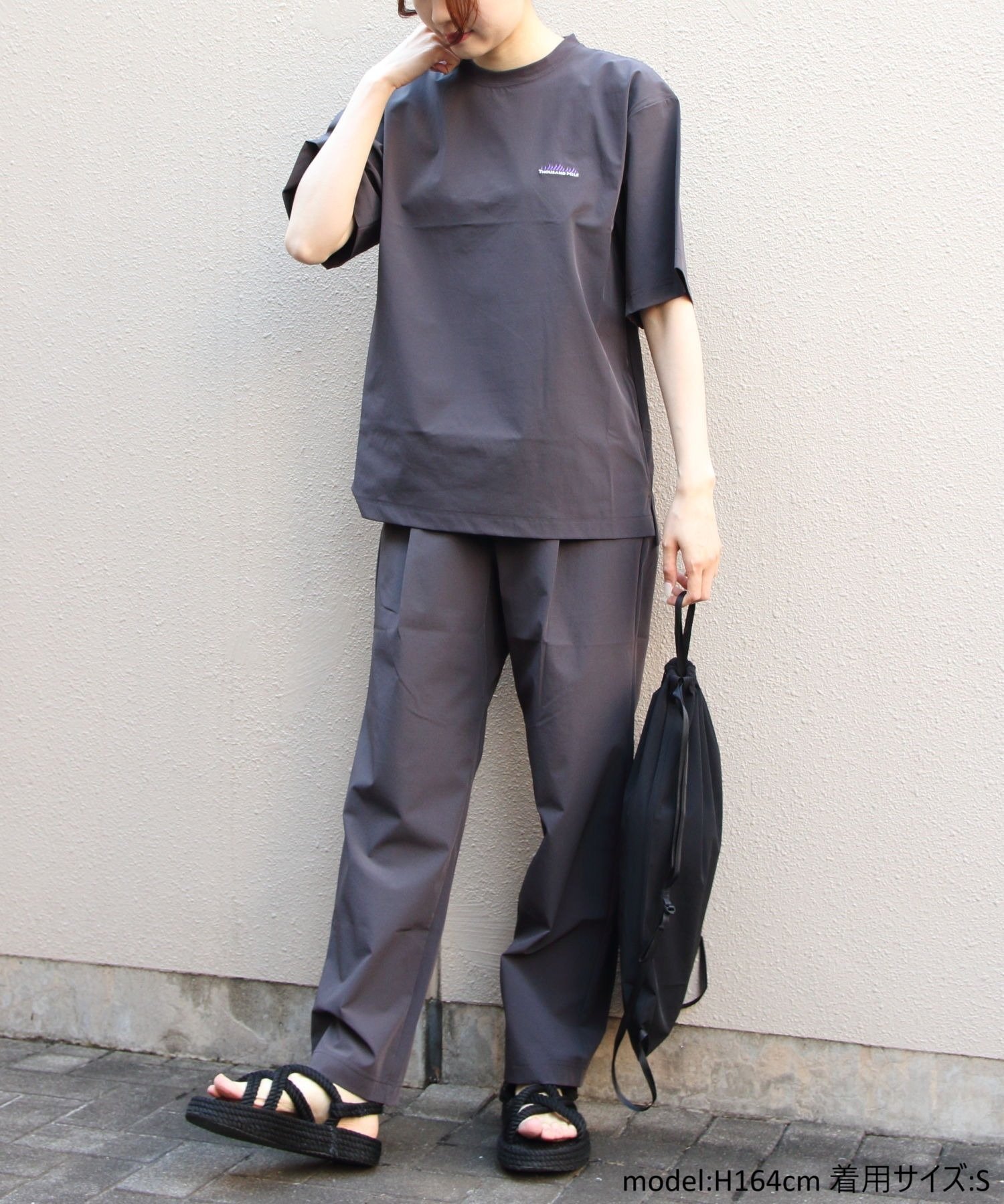 【その他のブランド/Other】のTHOUSAND MILE/SHORT SLEEVE TEE LONG PANTS SET インテリア・キッズ・メンズ・レディースファッション・服の通販 founy(ファニー) 　ファッション　Fashion　レディースファッション　Ladies' Fashion Online　セットアップ　Setup　パンツ　Pants　アウトドア　Outdoor　コンパクト　Compact　軽量　Lightweight　ショート　Short　スリーブ　Sleeve　セットアップ　Set Up　おすすめ　Recommend　夏　Summer　旅行　Travel　CHGRY|ID: prp329100004529158 ipo3291000000032592892